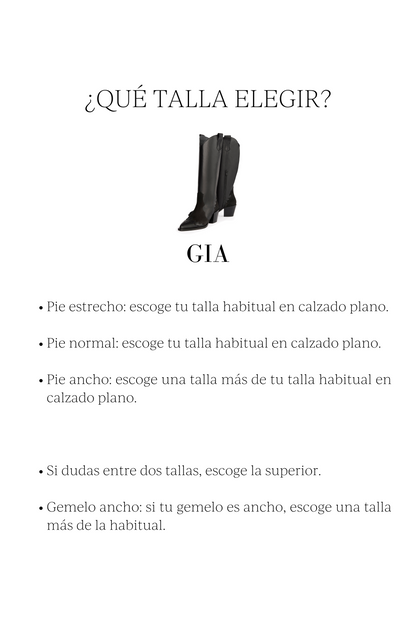 Bota Cowboy GIA - Dual Confort Plantilla Extraíble