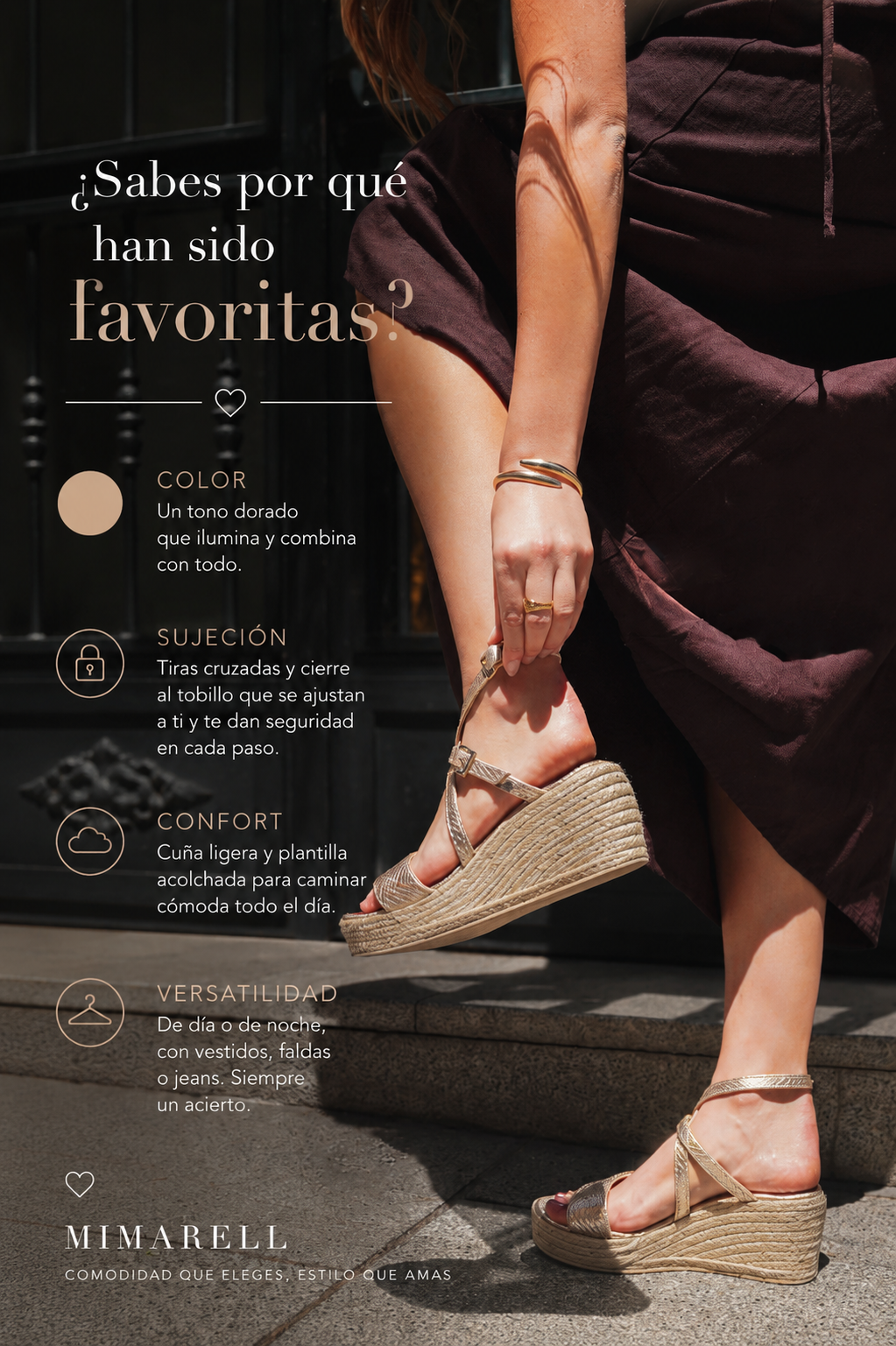 Cuña Cristela - Ultra Comfort Gel