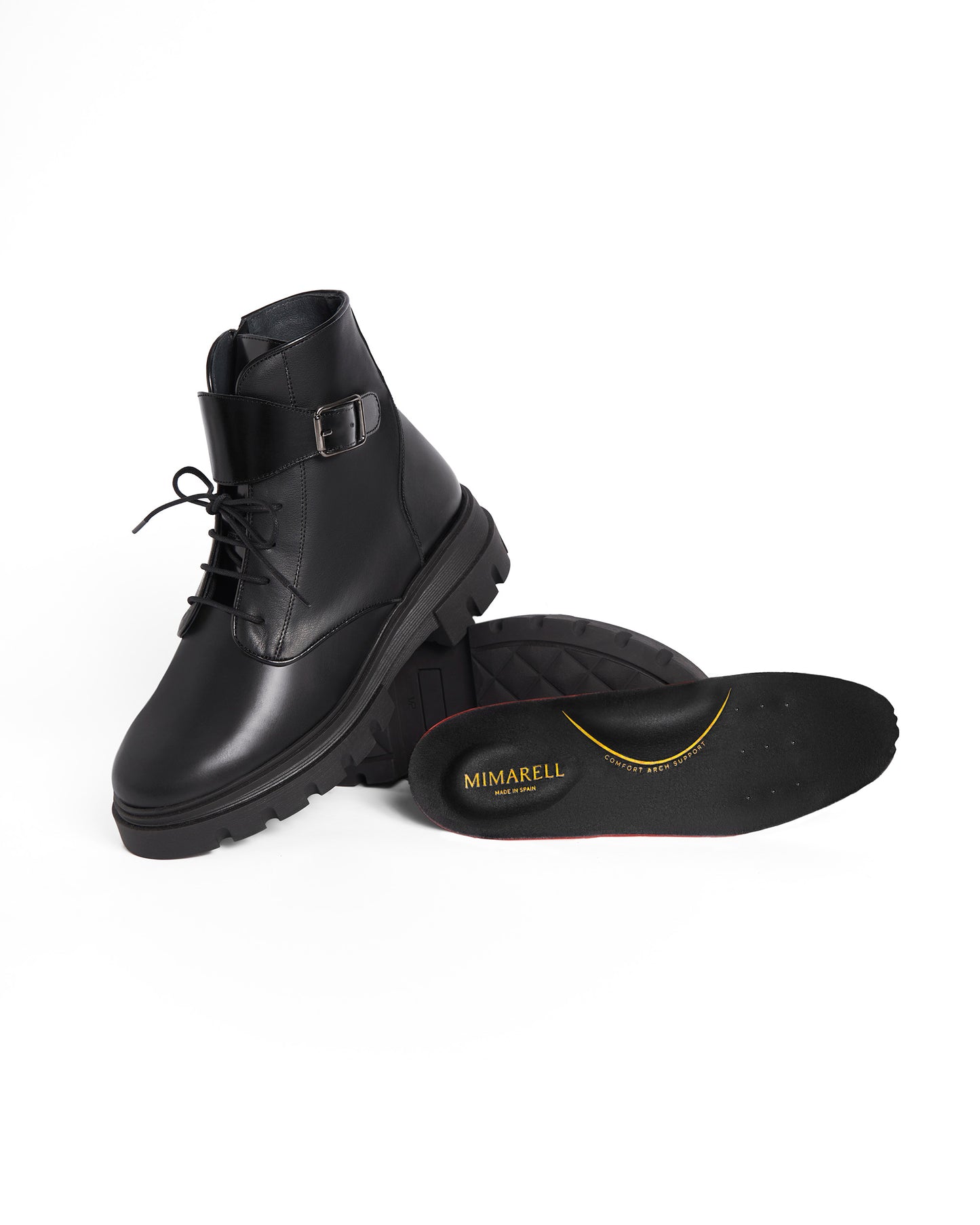 Botín Track Grace Piel Napa - Ultra Comfort Memory Foam